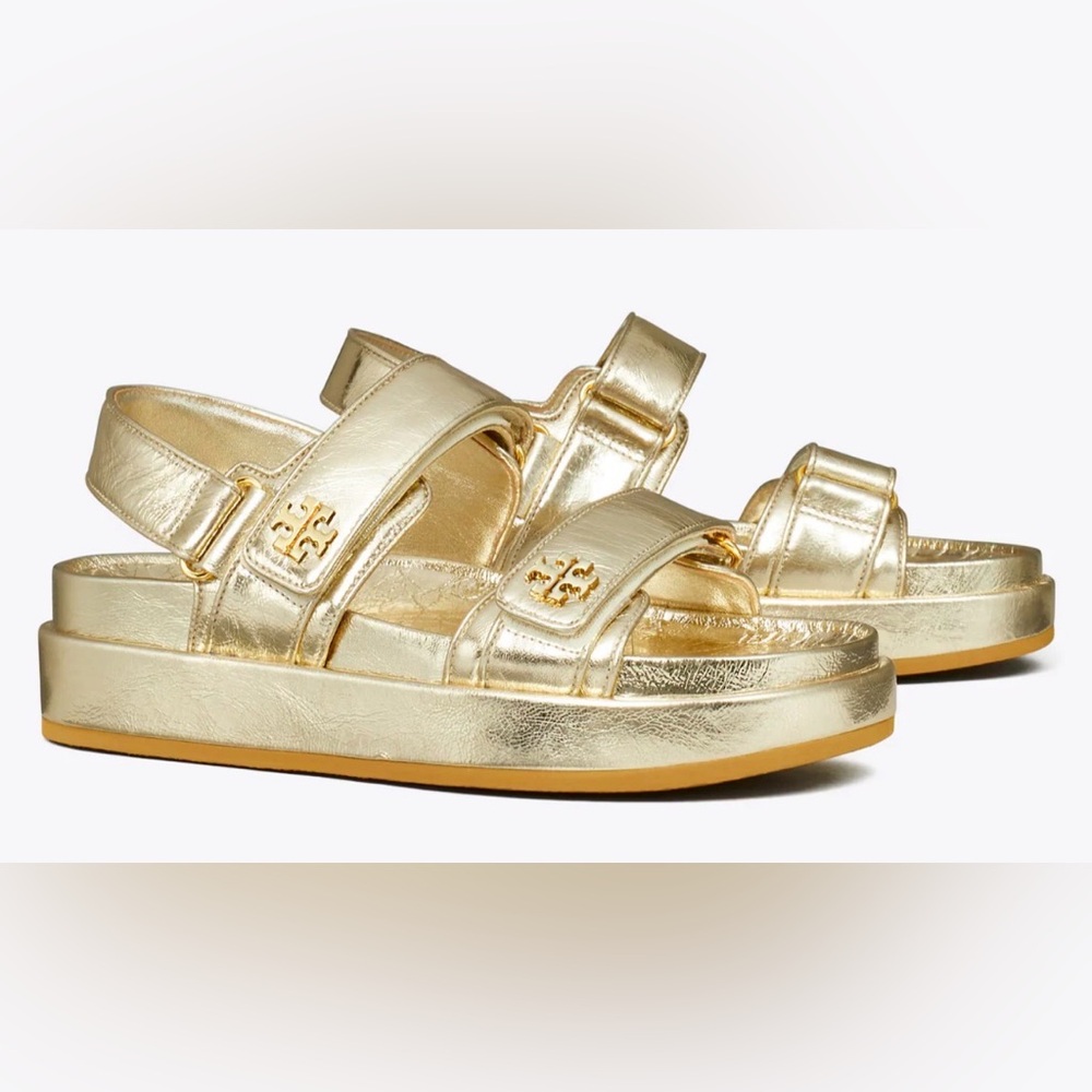 TORY BURCH
Kira Metallic Sport Sandals 8